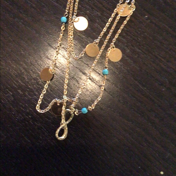 SALE!Infinity gold plated necklace - Picture 2 of 2